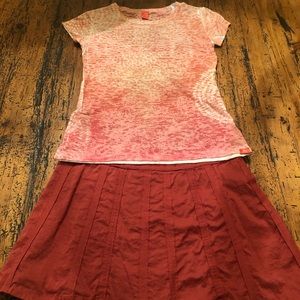 Prana shirt and skirt pair